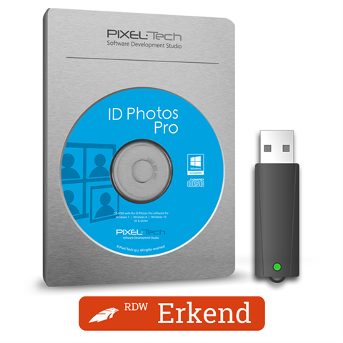 Idphotos pro pasfoto software op dongel ful