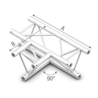 Studioking truss driehoekspant 90 graden 3 wegs horizontaal ful