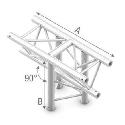 Studioking truss t balk verticaal 3 wegs apex omlaag ful