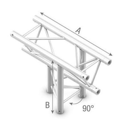 Studioking truss t kruis 90 graden 3 wegs apex omhoog omlaag ful