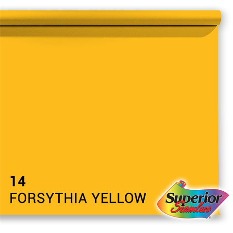 Superior Achtergrondpapier 14 Forsythia Yellow 2,72 x 11m