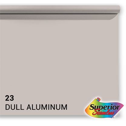 Superior Achtergrondpapier 23 Dull Aluminum 2,72 x 11m