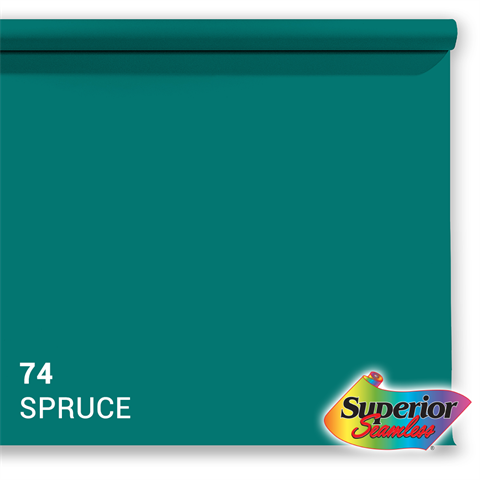 Superior Achtergrondpapier 74 Spruce 1,35 x 11m