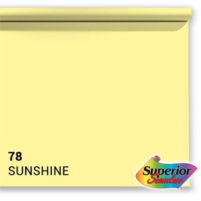 Superior Achtergrondpapier 78 Sunshine 1,35 x 11m