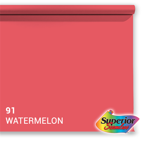 Superior Achtergrondpapier 91 Watermelon 2,72 x 11m